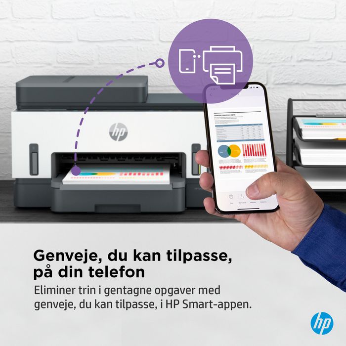 HP Smart Tank 7305 Multifonction couleur Wi-Fi Duplex - Imprimante jet d'encre, scanner, copieur, ADF 35 pages, rechargeable HP Smart Tank 7305 Multifonction couleur Wi-Fi Duplex - Imprimante jet d'encre, scanner, copieur, ADF 35 pages, rechargeable