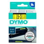 Dymo Ruban Laminé pour Etiqueteuses D1 40918 LabelManager™ Noir Jaune 9 mm (5 Unités)