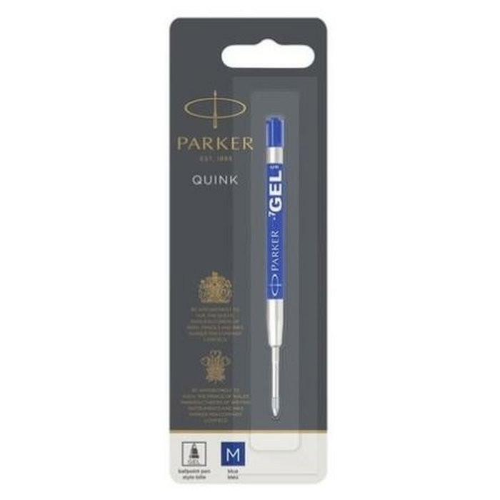 Parker Recharge pour stylo Quink Flow Bleu (12 Unités)