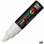 Marqueur POSCA PC-8K Blanc (6 Unités)