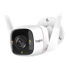 TP-Link TAPO C320WS Caméra de sécurité WiFi extérieure 2K QHD Vision nocturne couleur IP66 Blanc