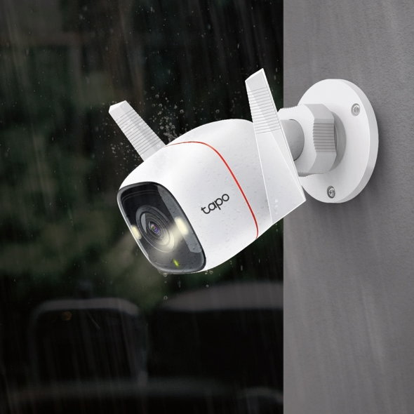 TP-Link Tapo C320WS 2K Caméra de surveillance Wi-Fi extérieure QHD 2560x1440 vision nocturne couleur détection de mouvement audio bidirectionnel TP-Link Tapo C320WS 2K Caméra de surveillance Wi-Fi extérieure QHD 2560x1440 vision nocturne couleur détection de mouvement audio bidirectionnel