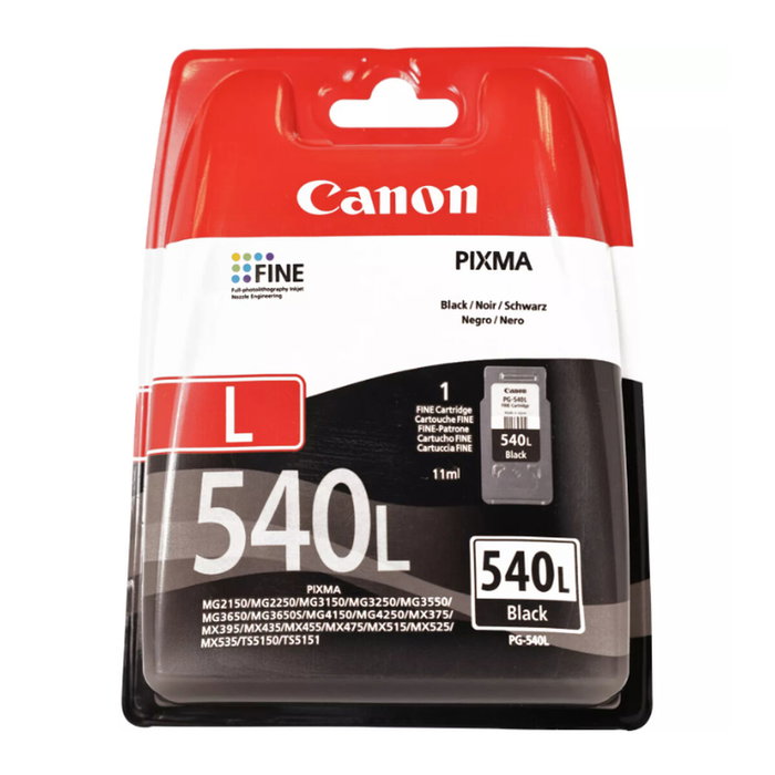 Canon PG-540L Cartouche d'encre noire 11 ml Canon PG-540L Cartouche d'encre noire 11 ml