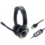 Conceptronic Polona01B Casque Micro USB Filaire Noir avec Microphone et Contrôle du Volume