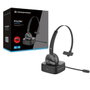 Conceptronic POLONA03BD Oreillette Bluetooth Mono avec Base de Charge, Réduction de Bruit CVC, Autonomie 22h, Léger et Confortable