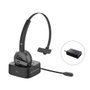 Conceptronic POLONA03BD Oreillette Bluetooth Mono avec Base de Charge, Réduction de Bruit CVC, Autonomie 22h, Léger et Confortable