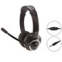 Conceptronic Polona02B Casque Gaming Binaural avec Microphone Jack 3.5 mm Noir