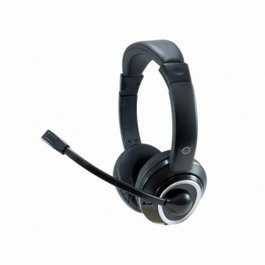 Conceptronic POLONA02BA Casque Stéréo avec Micro Flexible et Jack 3,5 mm