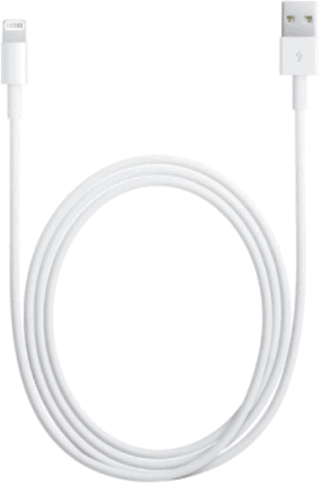 Câble USB vers Lightning Apple MXLY2ZM/A Blanc 1 m Câble USB vers Lightning Apple MXLY2ZM/A Blanc 1 m