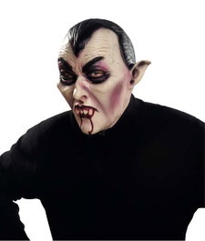 My Other Me Masque Latex Vampire Complet Taille Unique One Size - Déguisement Adulte