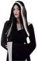 My Other Me Peluca 153g - Perruque de sorcière noire et blanche pour adulte - Polyester 100%