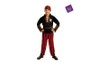 My Other Me - Déguisement Pirate avec Bandana pour enfant - Contenu: Bandana, chemise, poignets, ceinture et pantalon - Taille 10-12 ans