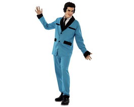 Déguisement pour Adultes My Other Me Rockabilly Bleu