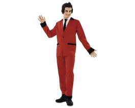 My Other Me Déguisement Rockabilly Rouge Homme M-L (Veste et Pantalon)