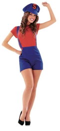 My Other Me Disfraz Red Super Lady - Costume femme adulte Super-héroïne rouge - Taille M-L - 100% Polyester