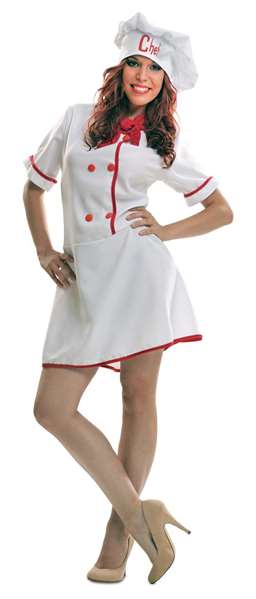 My Other Me Déguisement Adulte Lady Chef Taille M-L