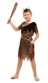 My Other Me Déguisement Enfant Troglodita Taille 5-6 Ans pour Fille ou Garçon - 100% Polyester