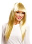 My Other Me Peluca - Perruque longue blonde avec frange 160 g - 100% Polyester - Âge recommandé : 4 ans et plus