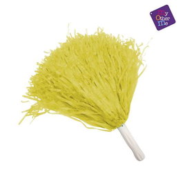My Other Me Pompón amarillo (2 unités) - Pompon décoratif multicolor 37 cm - Produit multilingue