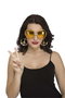 My Other Me - Lunettes de style hippie - Taille unique - Matériau PVC - Version multilingue