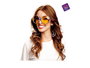 My Other Me - Lunettes de style hippie - Taille unique - Matériau PVC - Version multilingue