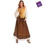 My Other Me Déguisement Serveuse Taille M-L - Costume professionnel en polyester 100% jaune pour adulte et enfant