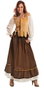 My Other Me Déguisement Serveuse Taille M-L - Costume professionnel en polyester 100% jaune pour adulte et enfant