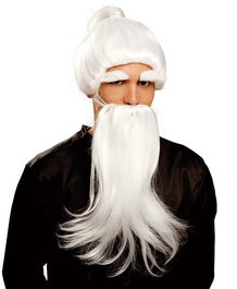 My Other Me - Perruque et Barbe Déguisement de Fu Man Chu pour Adulte et Enfant - Accessoire de Déguisement