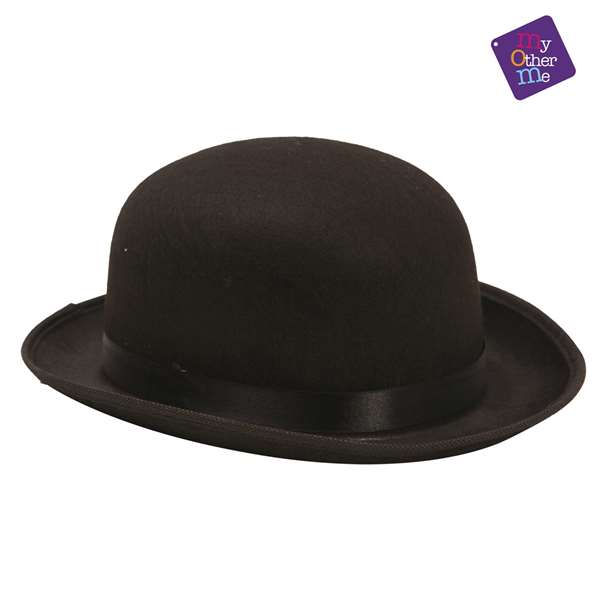 My Other Me Bombín noir 58 cm - Chapeau melon enfant - Recommandé 36 mois - Multilingue (espagnol, anglais, français, italien, portugais, allemand)