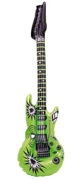 My Other Me - Guitare électrique gonflable 92 cm en PVC - Jouet d'imitation musical pour enfants