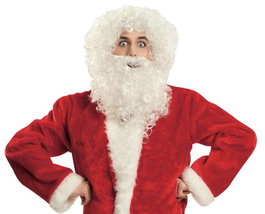 My Other Me - Peluche et barbe de Père Noël adulte - 195 g - Costume et accessoire de déguisement pour adulte