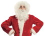 My Other Me - Peluche et barbe de Père Noël adulte - 195 g - Costume et accessoire de déguisement pour adulte