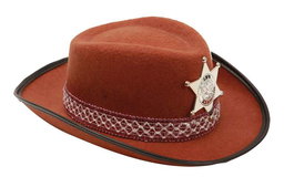 My Other Me - Sombrero de vaquero - Chapeau de cowboy marron - 53 cm