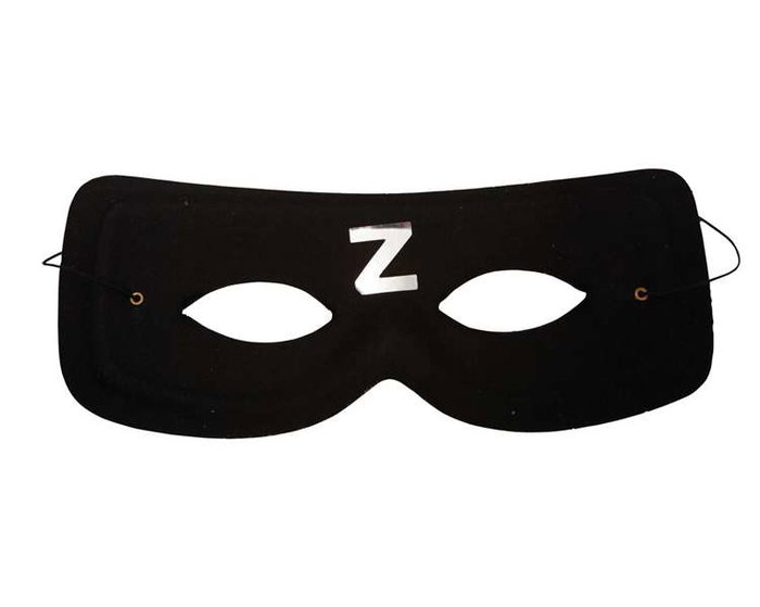 My Other Me Masque du Zorro Taille Unique en PVC Multicolor - Déguisement pour Enfant et Adulte My Other Me Masque du Zorro Taille Unique en PVC Multicolor - Déguisement pour Enfant et Adulte