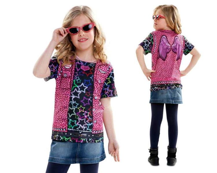 My Other Me Déguisement Rockeuse pour Enfants, 2-4 ans My Other Me Déguisement Rockeuse pour Enfants, 2-4 ans