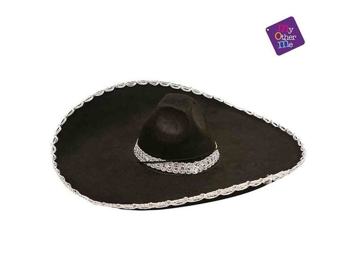 My Other Me - Chapeau mexicain - Sombrero - Accessoire déguisement - Taille 59 cm - Multicolor