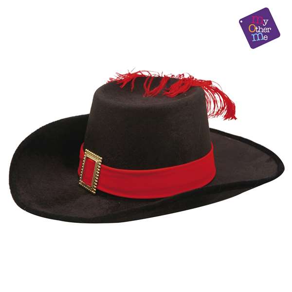 My Other Me - Sombrero mosquetero enfant - 56 cm - Jeu éducatif multilingue (français, anglais, espagnol, italien, portugais, allemand) - À partir de 3 ans