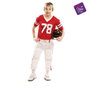 My Other Me Déguisement Joueur de Rugby Rouge Taille 3-4 Ans (2 à 4 ans) - 100% Polyester - Produit Multilingue (Espagnol, Anglais, Français, Italien, Portugais, Allemand)