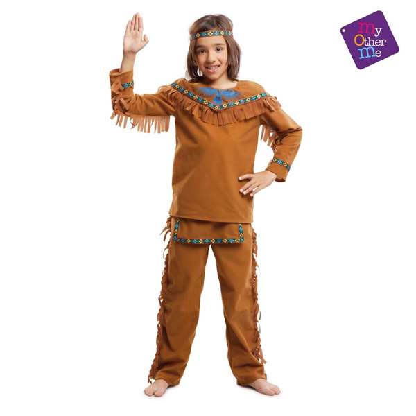 My Other Me Déguisement Indien Marron 3 Pièces (10-12 Ans)