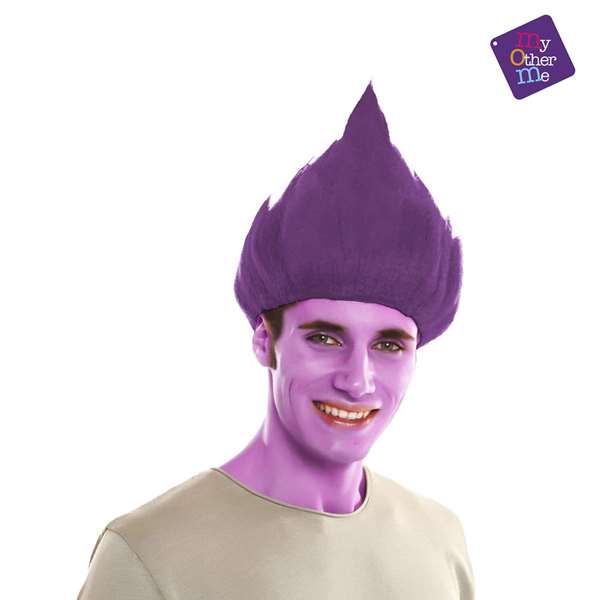 My Other Me - Peluca de troll morada - Perruque pour déguisement - Coloris violet
