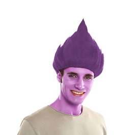 My Other Me - Peluca de troll morada - Perruque pour déguisement - Coloris violet