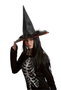 My Other Me - Sombrero de sorcière 58 cm - Chapeau d'Halloween en polyester 100% - Multicolore - Produit en espagnol