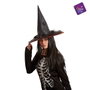 My Other Me - Sombrero de sorcière 58 cm - Chapeau d'Halloween en polyester 100% - Multicolore - Produit en espagnol