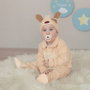 My Other Me Costume Bébé Petit Ourson Taille 12-24 Mois - Dégradé Brun et Blanc en Polyester 100%