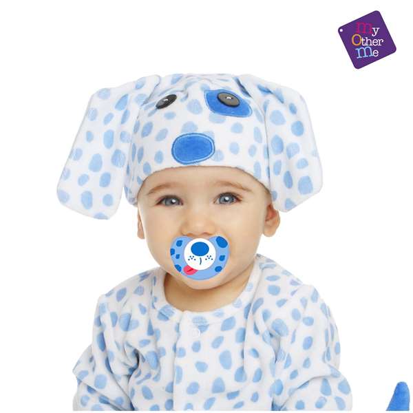 My Other Me - Déguisement bébé petit chien avec bonnet, grenouillère, chaussons, queue et tétine - Taille 12-24 mois (1-2 ans)