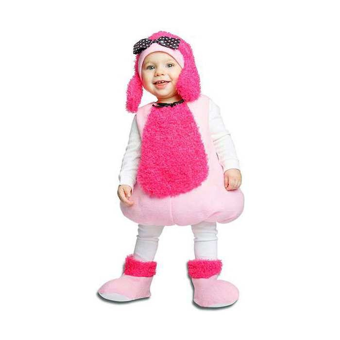 My Other Me Déguisement Petit Caniche Rose Taille 3-4 ans
