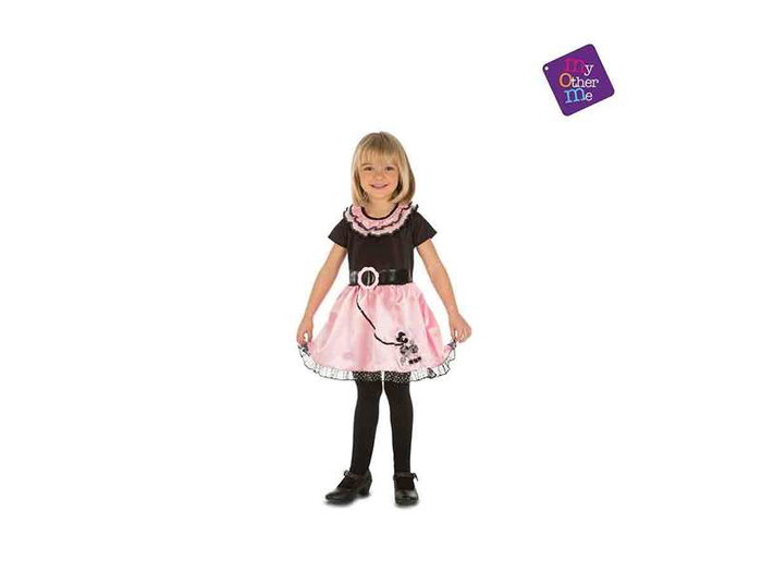 My Other Me Señorita Pink Robe avec Ceinture pour Fille 1-2 Ans - Langues: Espagnol, Anglais, Français, Italien, Portugais, Allemand