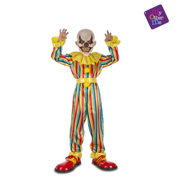 My Other Me Déguisement Prank Clown Taille 7-9 Ans - Costume Complet avec Masque et Ceinture - Produit Multilingue (Espagnol, Anglais, Français) My Other Me Déguisement Prank Clown Taille 7-9 Ans - Costume Complet avec Masque et Ceinture - Produit Multilingue (Espagnol, Anglais, Français)