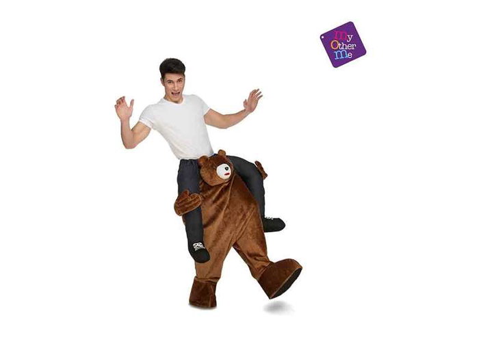 My Other Me Déguisement Adulte Costume Ours à Épaules Taille Unique M - Déguisement pour Adulte