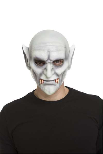 My Other Me - Masque de vampire complet en latex Taille unique - Costume déguisement adulte - Multicolor